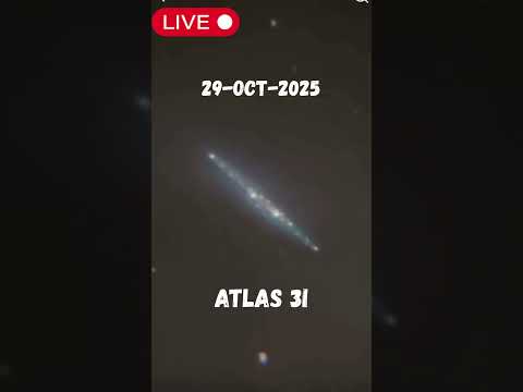 Latest footage of Atlas 3i is here | 29-Oct-2025 | Live