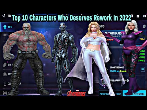 Top 10 Characters Who Deserves Rework In 2022 - Marvel Future Fight
