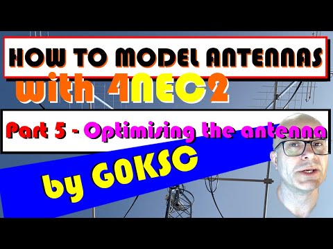 How to use 4NEC2 Antenna Modelling Software Part 5 - using the optimiser