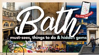 BEST THINGS TO DO IN BATH FOR FIRST TIMERS W/ MAP | 15 Must-Dos, Hidden Gems & More!