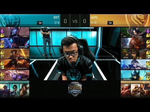 IMT vs APX Game 1 Highlights - IMMORTALS vs APEX NA LCS Week 5 Summer 2016