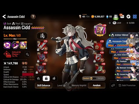 [Epic Seven] Assassin's Cidd Adventures. Arena (Global)