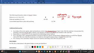2025| FAC1502| MACHINERY REALISATION ACCOUNT