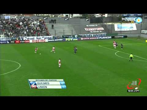 GOLES - QUILMES 2 UNION 1 - FECHA 3 (20 08 2012)