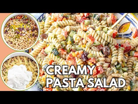 Creamy pasta salad recipe