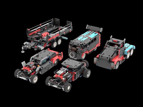 42106 5in1 bundle - 5 alt-builds out of Lego Technic 42106 Stunt Show by Kostq