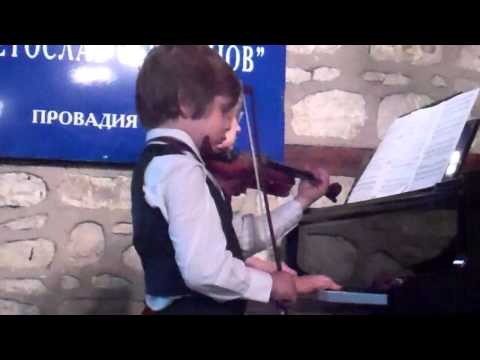 Victor Vasilev-violin, 6 y.o, at XXIV National Competition for Young Performers