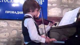 Victor Vasilev-violin, 6 y.o, at XXIV National Competition for Young Performers
