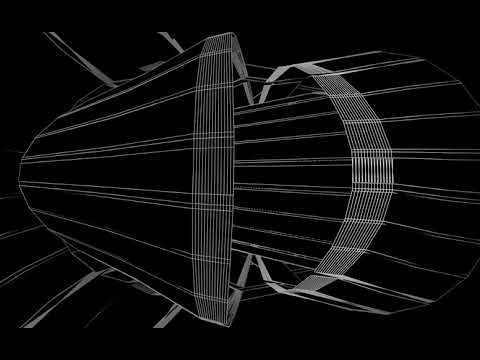 Club Visuals 1214 - Black & White Lines Motion Background