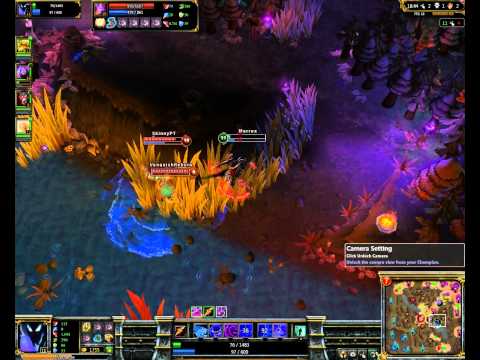 League of Legends - Nocturne vs Soraka and Amumu chasing