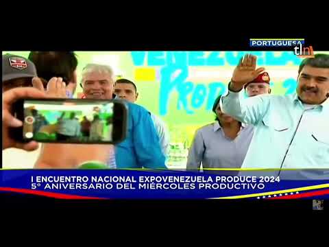 #tln MADURO INAUGURÓ LA EXPOVENEZUELA PRODUCE EN ARAURE