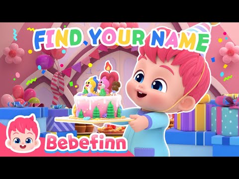 🎂 Happy Birthday for 100 Friends!ㅣBebefinn Birthday Songs