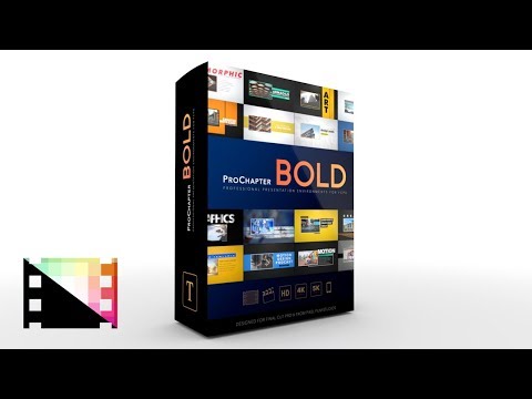 ProChapter Bold - Professional Presentation Environments for Final Cut Pro - Pixel Film Studios