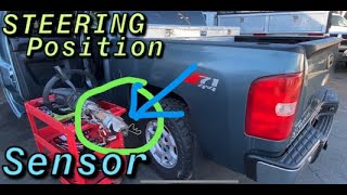 HOW TO CHANGE STEERING WHEEL POSITION ANGLE SENSOR ON A 2007 - 2013 CHEVROLET SILVERADO