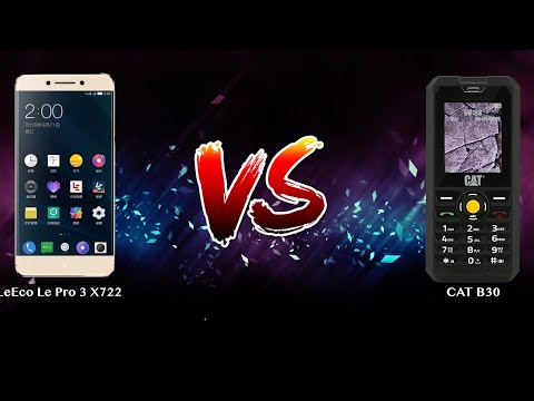 LeEco Le Pro 3 X722 vs CAT B30   - Phone battle