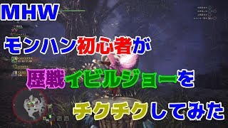 【MHW】モンハン初心者が歴戦イビルジョーをチクチクした結果【実況】