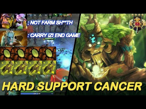 Dota 2 - Treant Protector Gameplay 7.28 Support Pro Destroyed Everyone With Meteor Hammer 100%