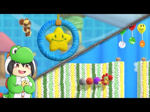 Yoshi's Woolly World - Part 15: "Fabric of Space" | Stages 3-2 & 3-3