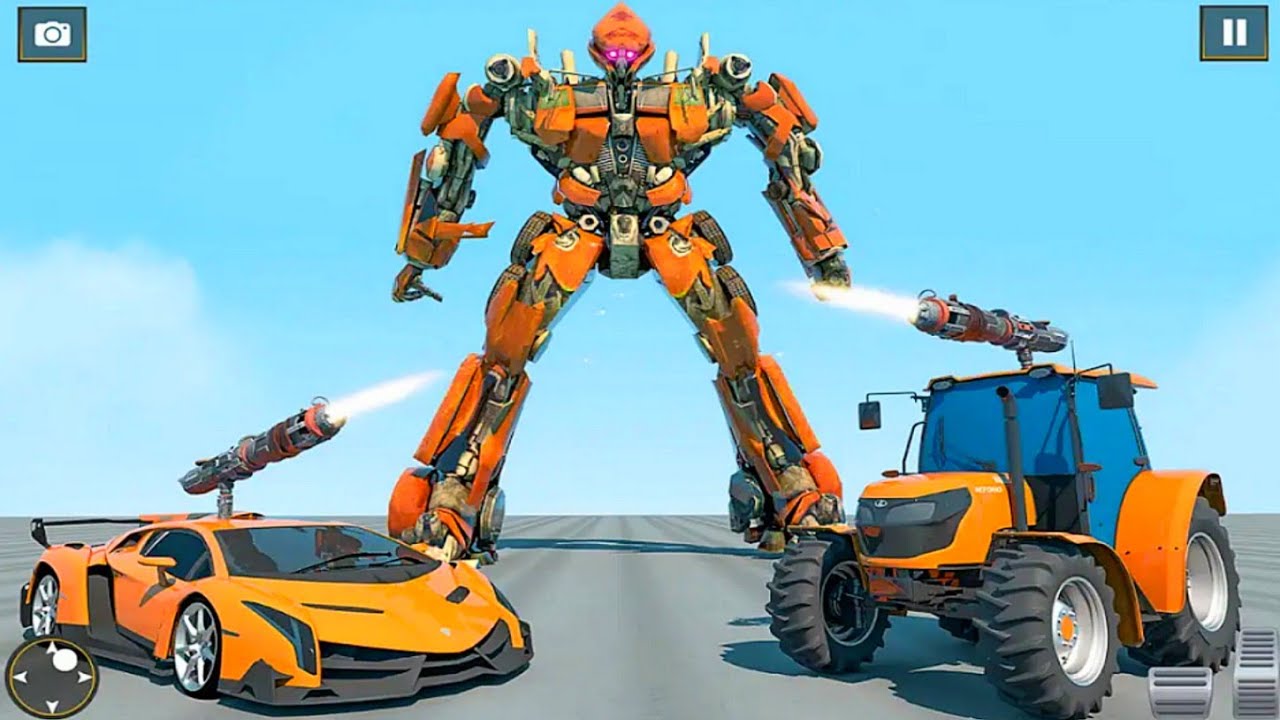 Tractor Robot Transform Lion War : Multiple Robot Transformation Games - Android Gameplay FHD