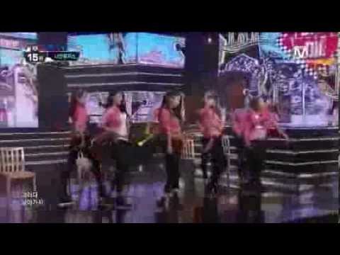 Live HD 720p 131017 Nine Muses   Gun  M Countdown