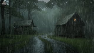 Download lagu Sleep Instantly in Under 4 Minutes with Heavy Rainstorm & Big Thunder Sounds on Farm-House in Forest mp3