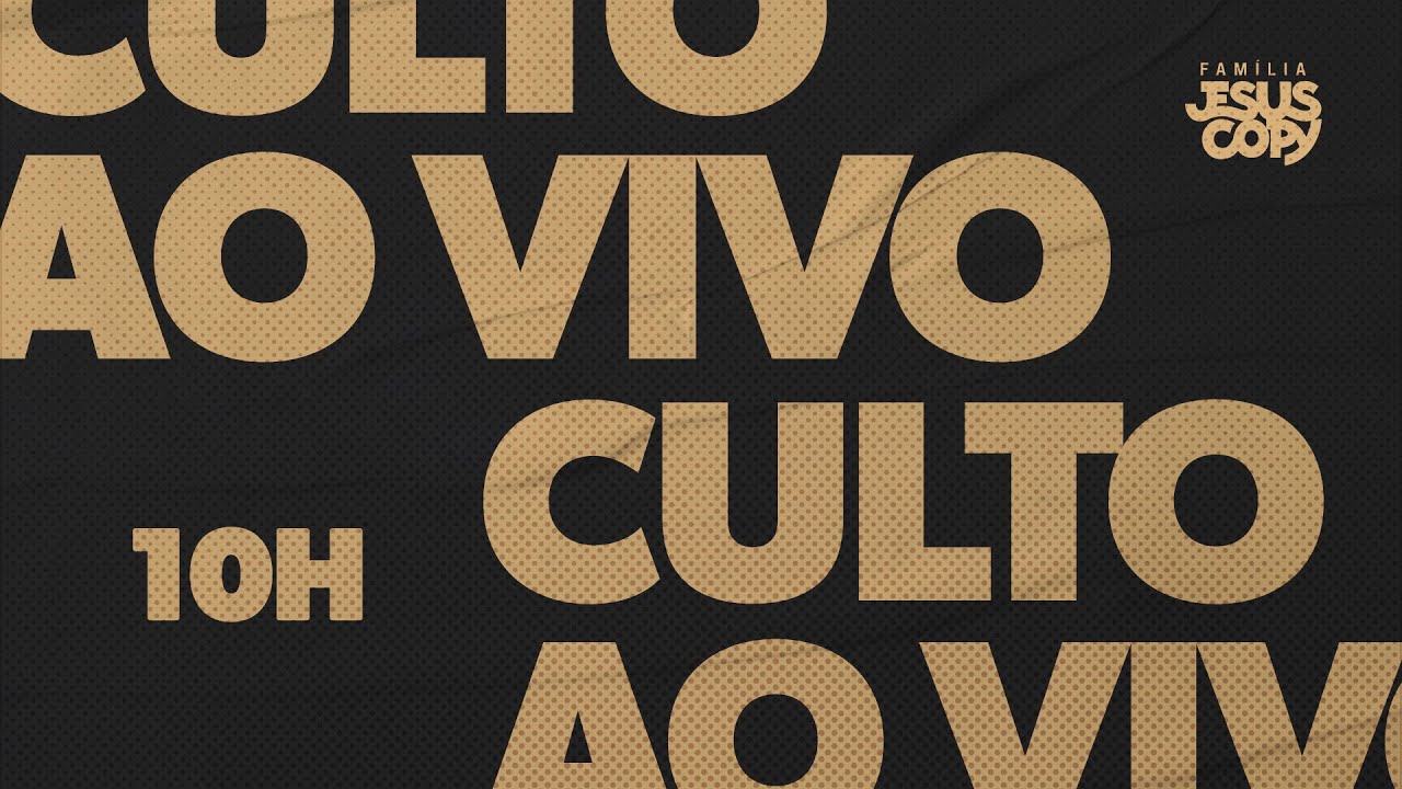 CULTO DOMINGO 20/10/2024- 10H