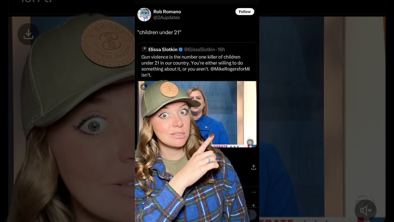 SHOCKER! Slotkin Pushing The Gun Control Narrative #2ndamendment #shortsvideo #shortsfeed #shorts