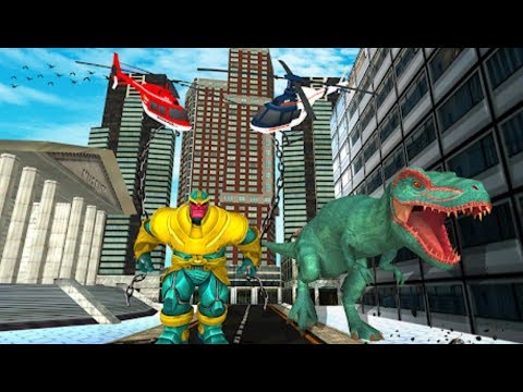 ► Multi Dino Infinity Hero vs Futuristic Villains (Cipher Coders) Monster Hero Transform Dinosaur