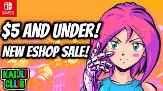 MASSIVE NEW Nintendo Switch Eshop Sale! Lots Of Games For $5 Or Less!