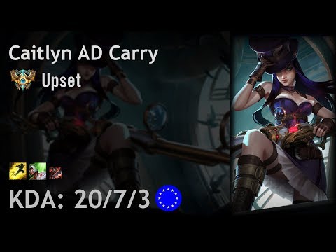 Caitlyn AD Carry vs Jhin - Upset - EUW Challenger Patch 7.17