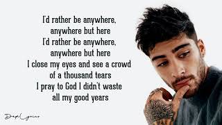 Good Years - ZAYN (Lyrics) 🎵