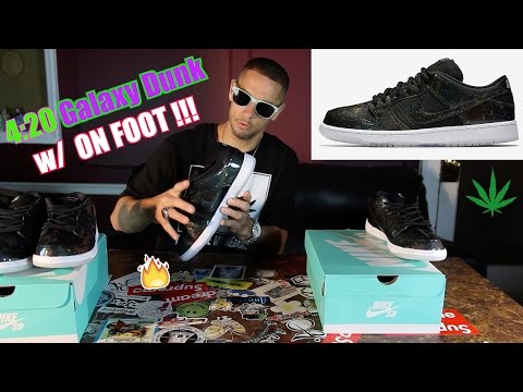 Nike SB Dunk ★ 420 Intergalactic ★ TRD QS Galaxy w/ On Feet !!!