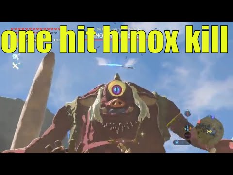 #Shorts is it possible to one hit a hinox? / Zelda BOTW