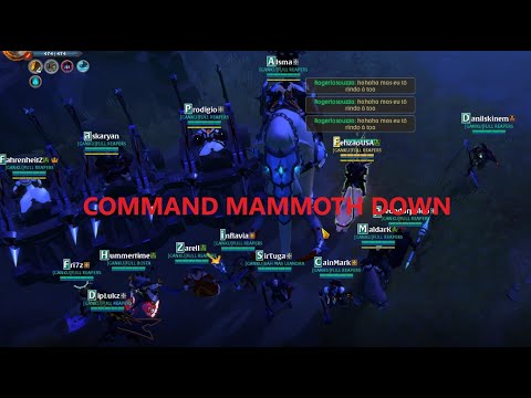 FULL REAPERS - COMMAND MAMMOTH DOWN (3 BALLISTA TRAP) - ARCH MASSACRE - ALBION PVP - VOL 27.