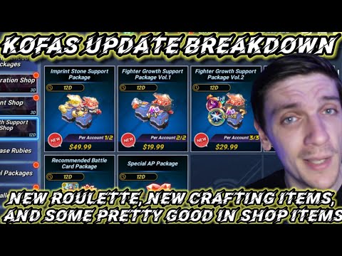 KoFAS Update Breakdown: New Roulette, New Craft Items, and Some Pretty Good In Shop Updates