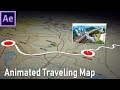 How To Make Animated Travel Map In After Effects 93