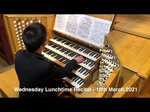 Wednesday Lunchtime Recital - 10th March 2021
