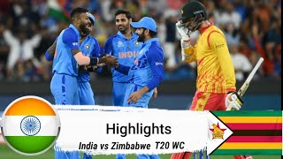 India vs Zimbabwe T20 World Cup Highlights 2022 | IND vs ZIM T20 WC Highlights 2022