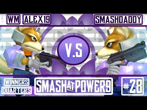 S@P9 #28 - WM | Alex19 (Fox) VS Smashdaddy (Fox) - SSBM Winners Quarters