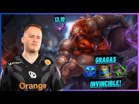 KC CABOCHARD: GRAGAS VS JAX (TOP) 3 SOLO KILL, INVINCIBLE - EUW MASTER - PATCH 13.19