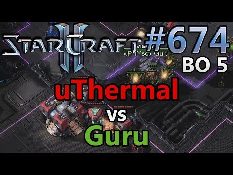uThermal (T) vs Guru (Z) | BO5 Part 3 | HSC XVI | Starcraft 2: Replay-Cast #674 [German]