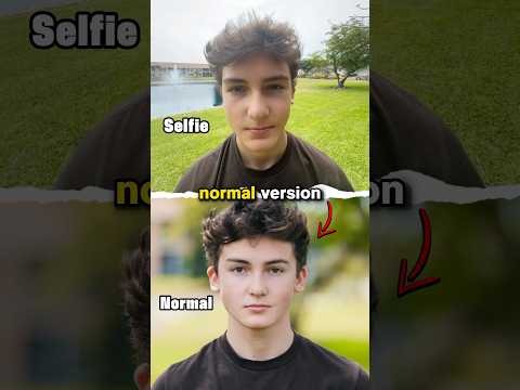 THIS is Why You Look Ugly in Selfies but Good in Mirror..🪞 #shorts #mystery