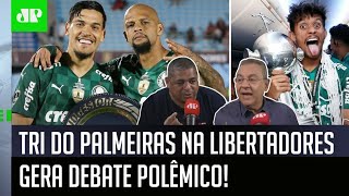 ‘O Palmeiras é grandioso e bateu o Flamengo, mas agora não pode…’; Olha esse debate após o tri