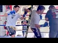 MANNY PACQUIAO EXPLOSIVE UPPERCUTS & BODY SHOTS IN TRAINING AHEAD OF ERROL SPENCE JR FIGHT