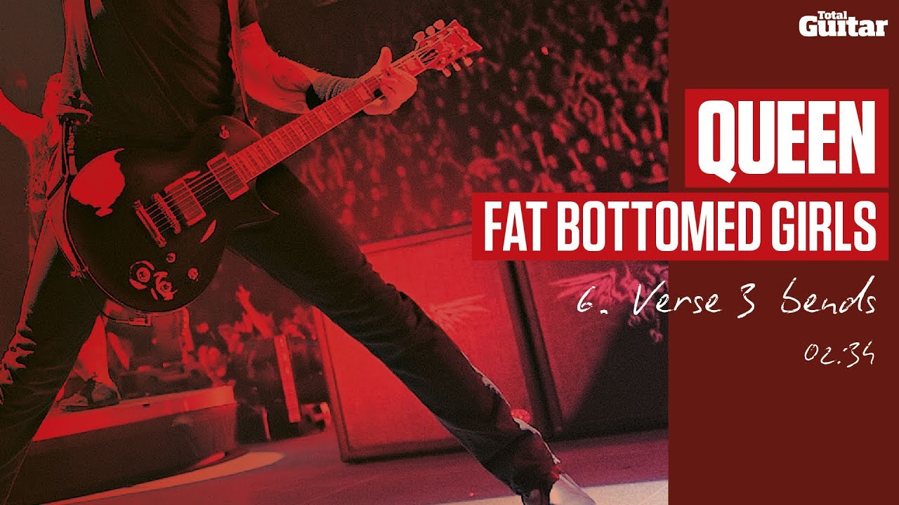 Guitar Lesson: Queen 'Fat Bottomed Girls' -- Part Six -- Verse 3 Bends (TG216) - YouTube
