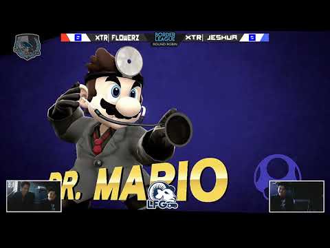 BL3 Smash 4 - XTR | Flowerz (Pacman) VS  XTR |Jeshua (Dr. Mario) - Round Robin