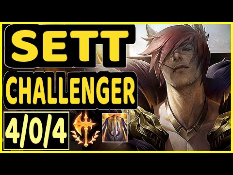TAY (SETT) - 4/0/4 KDA TOP CHALLENGER GAMEPLAY - BR