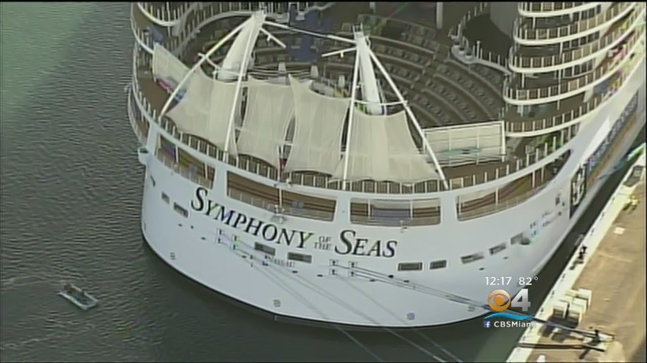 World's Largest Cruise Ship, Symphony Of The Seas, Makes Miami Debut
