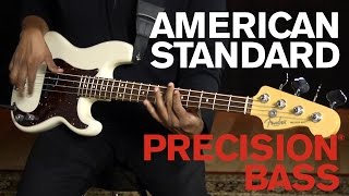 Video thumbnail for American Standard Precision® Bass Demo | Fender by Fender