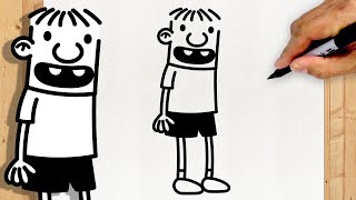 CÓMO DIBUJAR A ROWLEY JEFFERSON | El Diario de un Chico en Apuros | Paso a Paso Simple y Fácil